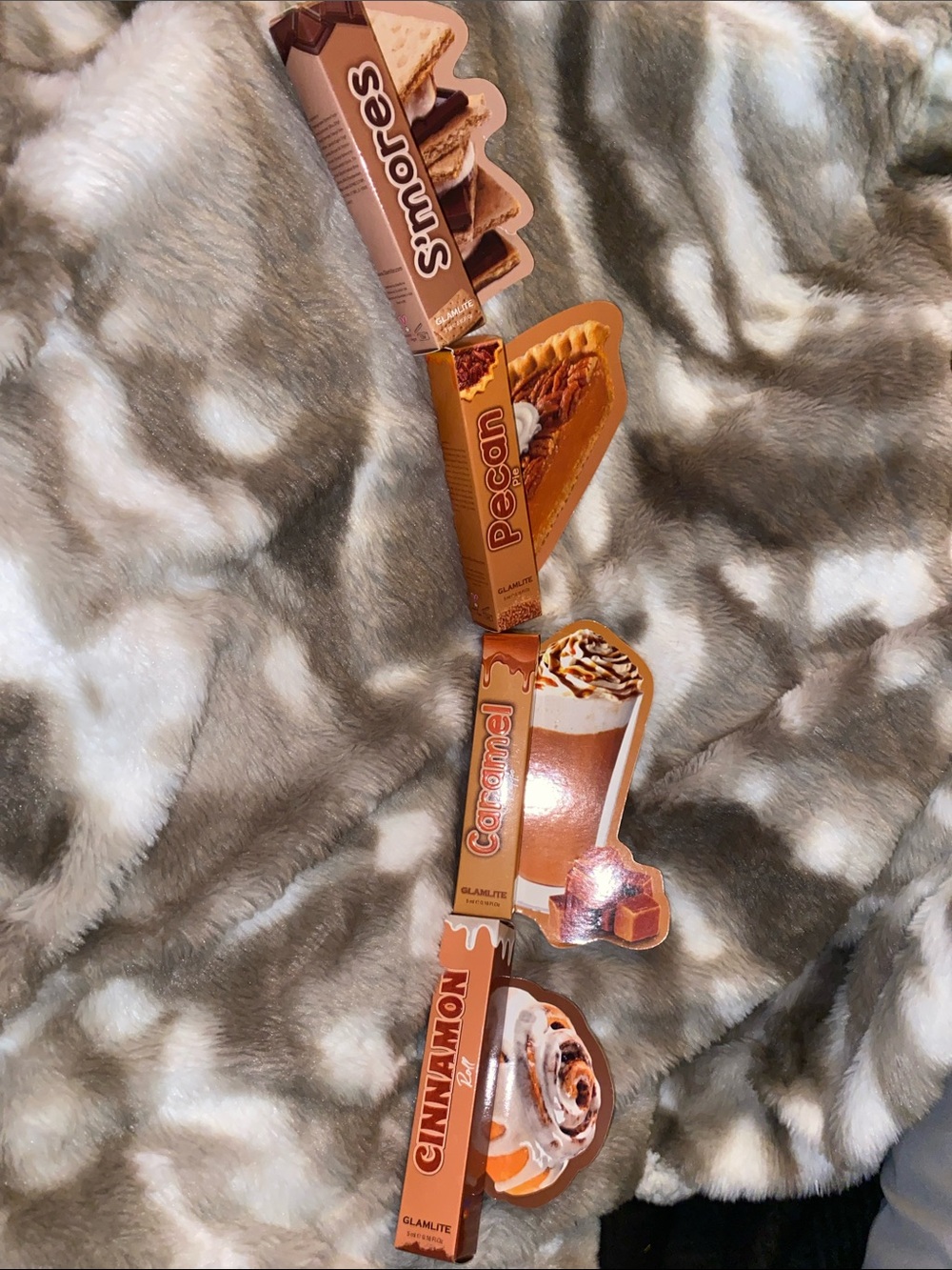 Glossy Brown Lip Balm Trio - Cinnamon, Caramel & Pecan Shades